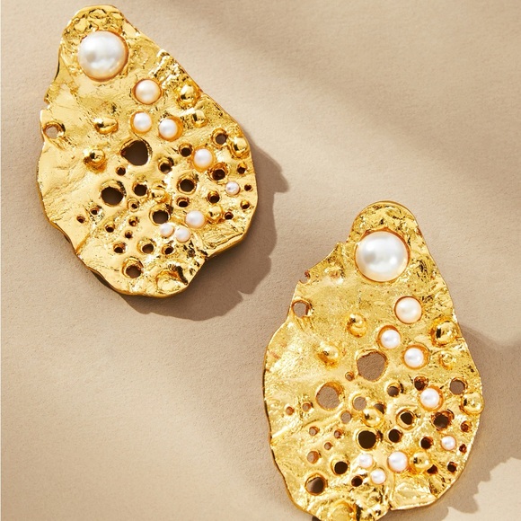 Anthropologie Pajarolimon Aretes Clan Earrings - Picture 5 of 11